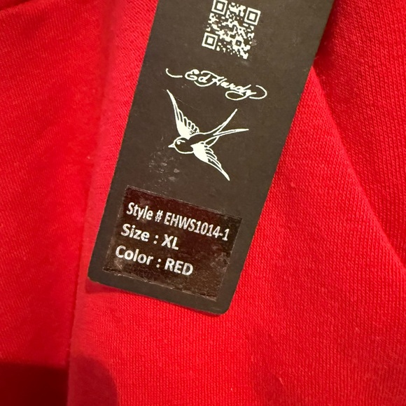 NWT Ed Hardy Red Sweatpants XL - Picture 4 of 4